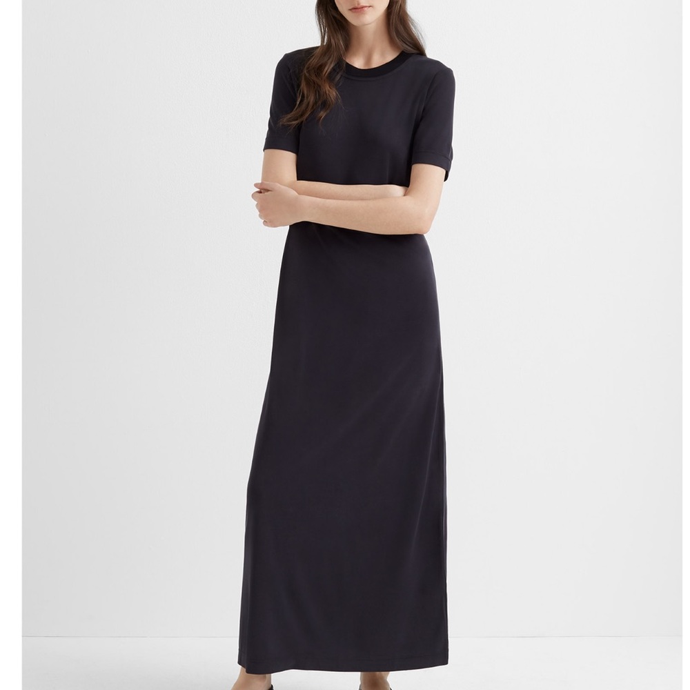 Club Monaco Knit Maxi Dress, Medium, Black